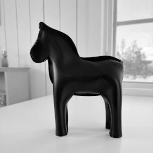 handmade leather horse